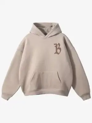 Hoodie “Khaki” Borlawood Basketball brodé