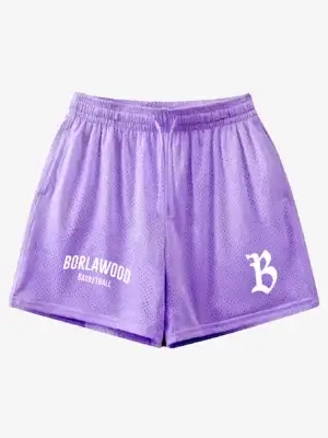 Short Borlawood Basketball Purple Rain